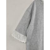 【春夏新作】レーストリミングゆったり半袖Tシャツ | LADY LIKE | 詳細画像19