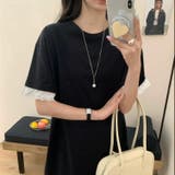 【春夏新作】レーストリミングゆったり半袖Tシャツ | LADY LIKE | 詳細画像2