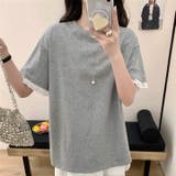 【春夏新作】レーストリミングゆったり半袖Tシャツ | LADY LIKE | 詳細画像4