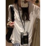 【春夏新作】レーストリミングゆったり半袖Tシャツ | LADY LIKE | 詳細画像6