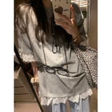 【春夏新作】レーストリミングゆったり半袖Tシャツ | LADY LIKE | 詳細画像8
