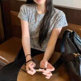 【春夏新作】ミニドット柄半袖Tシャツ | LADY LIKE | 詳細画像18