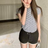 【春夏新作】ミニドット柄半袖Tシャツ | LADY LIKE | 詳細画像22