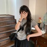 【春夏新作】ミニドット柄半袖Tシャツ | LADY LIKE | 詳細画像24