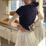 【春夏新作】ミニドット柄半袖Tシャツ | LADY LIKE | 詳細画像28