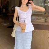 【春夏新作】ギャザー入りバックシャーリングトップス | LADY LIKE | 詳細画像13