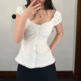 【春夏新作】ギャザー入りバックシャーリングトップス | LADY LIKE | 詳細画像17