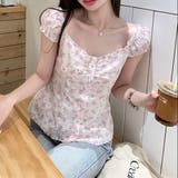 【春夏新作】ギャザー入りバックシャーリングトップス | LADY LIKE | 詳細画像2