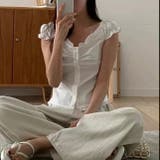 【春夏新作】ギャザー入りバックシャーリングトップス | LADY LIKE | 詳細画像19