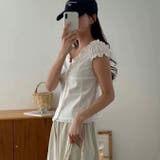 【春夏新作】ギャザー入りバックシャーリングトップス | LADY LIKE | 詳細画像20