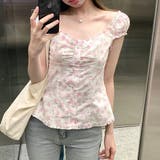 【春夏新作】ギャザー入りバックシャーリングトップス | LADY LIKE | 詳細画像7