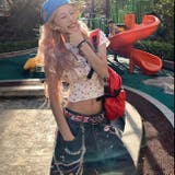 【春夏新作】Dog足跡柄半袖Tシャツ | LADY LIKE  | 詳細画像13