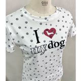 【春夏新作】Dog足跡柄半袖Tシャツ | LADY LIKE  | 詳細画像26