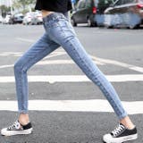 ウエストゴムスキニーデニム パンツ 細身 | LADY LIKE | 詳細画像5