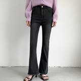 裾フリンジフレアーデニム フレアパンツ パンツ | LADY LIKE  | 詳細画像23 