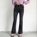 裾フリンジフレアーデニム フレアパンツ パンツ | LADY LIKE  | 詳細画像26 