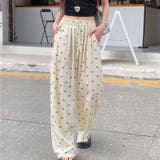 ミニリボン柄ワイドイージーパンツ | LADY LIKE | 詳細画像13