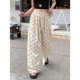 ミニリボン柄ワイドイージーパンツ | LADY LIKE | 詳細画像14