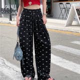 ミニリボン柄ワイドイージーパンツ | LADY LIKE | 詳細画像4