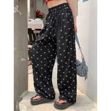 ミニリボン柄ワイドイージーパンツ | LADY LIKE | 詳細画像6