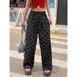 ミニリボン柄ワイドイージーパンツ | LADY LIKE | 詳細画像9