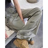 【春夏新作】ワークテイスト切替えワイドパンツ | LADY LIKE | 詳細画像19