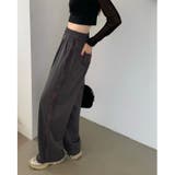 【春夏新作】サイドレースワイドイージーパンツ | LADY LIKE  | 詳細画像3 