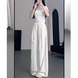 【春夏新作】サイドレースワイドイージーパンツ | LADY LIKE  | 詳細画像22 