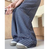 【春夏新作】チェック柄ワイドイージーパンツ | LADY LIKE  | 詳細画像14 
