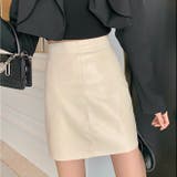 フェイクレザー台形ミニスカート | LADY LIKE  | 詳細画像28 