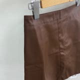 フェイクレザー台形ミニスカート | LADY LIKE  | 詳細画像32 