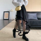 パイピングチュールスカート | LADY LIKE | 詳細画像3