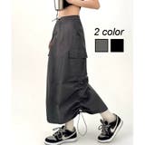 サイド絞りストレッチカーゴスカート | LADY LIKE | 詳細画像1