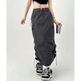 サイド絞りストレッチカーゴスカート | LADY LIKE | 詳細画像5