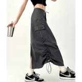 サイド絞りストレッチカーゴスカート | LADY LIKE | 詳細画像6