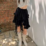 【春夏新作】ランダムヘムレイヤードミニスカート | LADY LIKE | 詳細画像25