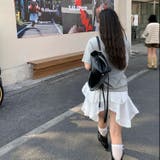 【春夏新作】ランダムヘムレイヤードミニスカート | LADY LIKE | 詳細画像7
