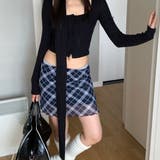 【春夏新作】バイアスチェック柄ミニスカート | LADY LIKE | 詳細画像10