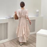 重ねスカートロングワンピース ボリューム袖 フェミニン | LADY LIKE | 詳細画像5