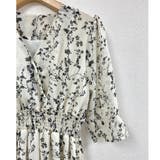 花柄シフォンカシュクールワンピース | LADY LIKE | 詳細画像17
