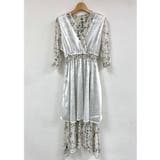 花柄シフォンカシュクールワンピース | LADY LIKE | 詳細画像20