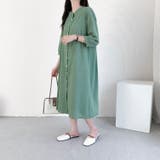 バンドカラーゆったりシャツワンピース | LADY LIKE | 詳細画像19