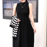 ボーダーカーデ付きノースリーブニットワンピース | LADY LIKE | 詳細画像4