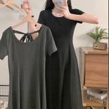 バックリボン半袖ロングワンピース | LADY LIKE | 詳細画像14