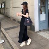 バックリボン半袖ロングワンピース | LADY LIKE | 詳細画像3