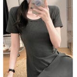 バックリボン半袖ロングワンピース | LADY LIKE | 詳細画像8