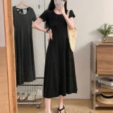バックリボン半袖ロングワンピース | LADY LIKE | 詳細画像9