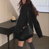 ボタンスカート付きクロップド丈ニットセットアップ | LADY LIKE  | 詳細画像8 