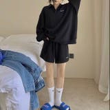 【春夏新作】ショートパンツ付きオーバーサイズスキッパーセットアップ | LADY LIKE | 詳細画像4