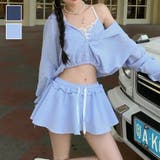 【春夏新作】ミニスカート付きバルーンシャツセットアップ | LADY LIKE  | 詳細画像1 